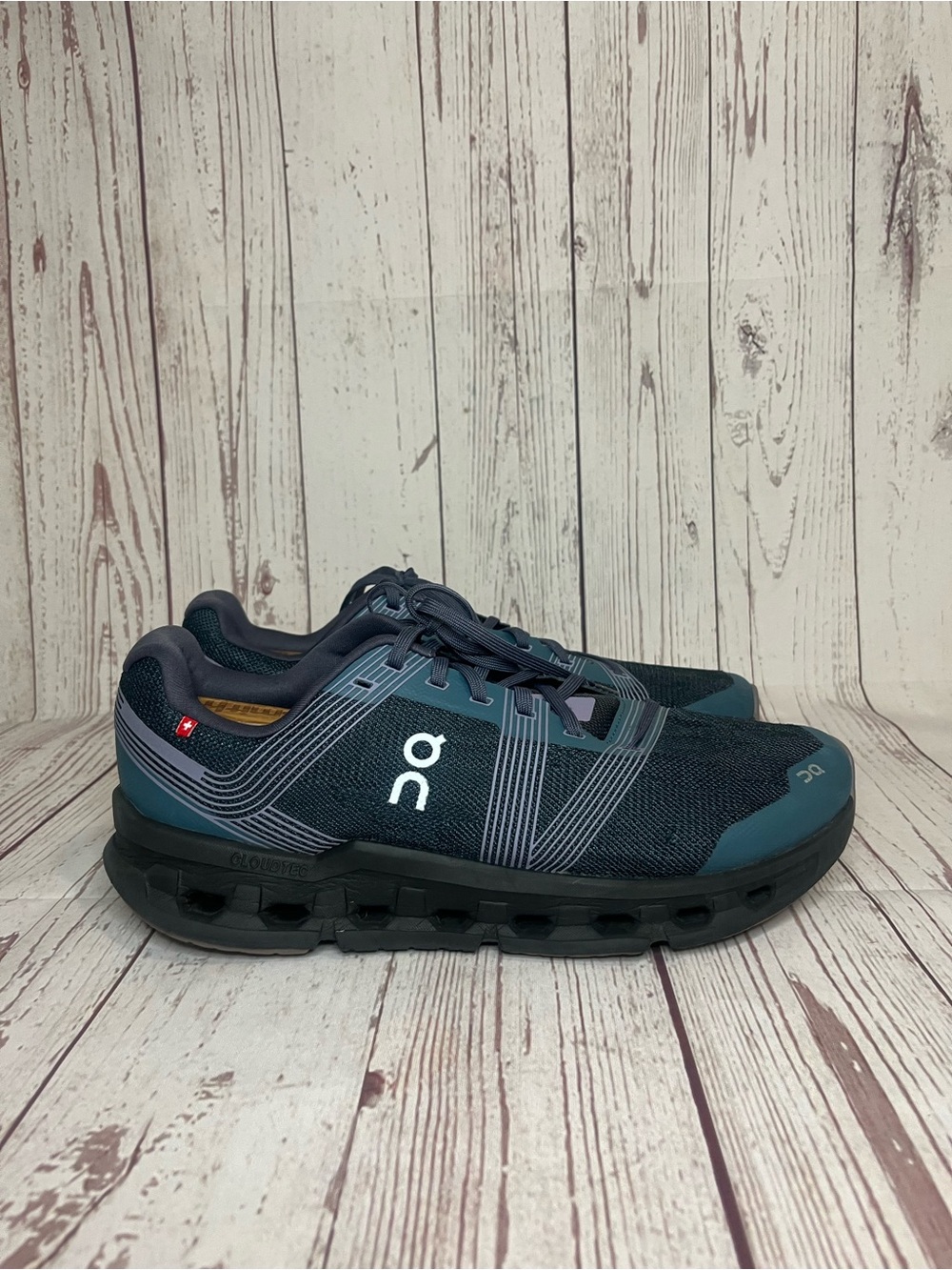 On Running Mens On Cloudgo Storm Magnet Running Shoes 10 Blue Athletic